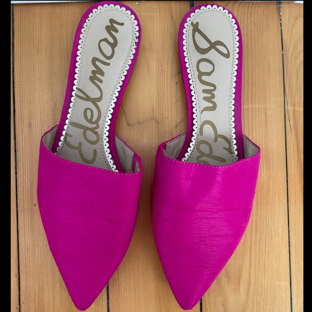 Sam Edelman Hot Pink slides size 8